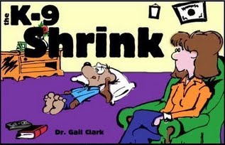 Cartoon K9 Shrink with Client